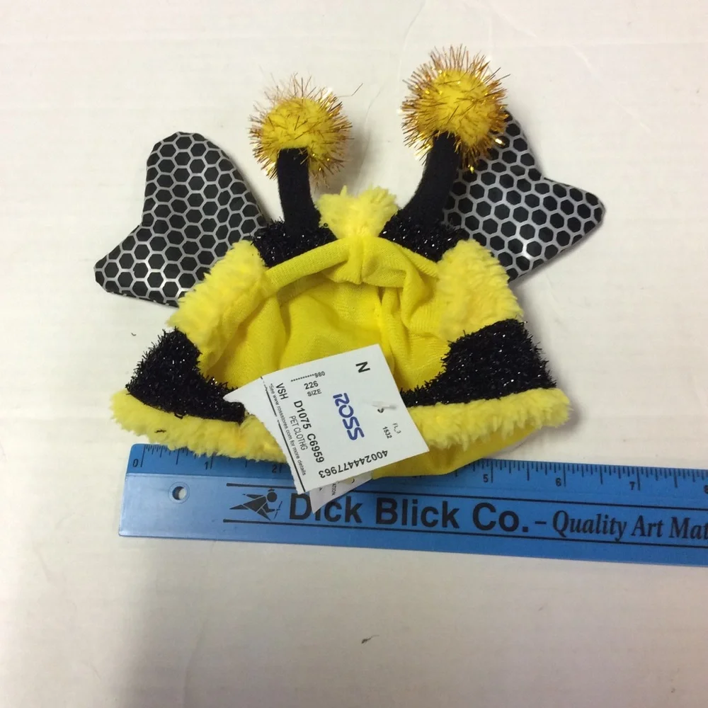 Cat Halloween Bee Hat Wooly Wonkz Cat Toys